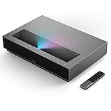 WEMAX Nova 4K UHD Ultra Short Throw Projector, 150" ALPD Laser TV with Smart Android TV, HDR10 Home Theater, Dolby Audio DTS-HD, UST Projector for Movie, WiFi Bluetooth, Built in Google Assistant
