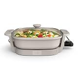 bella Fits-Anywhere™ SAUTE Make & Take Skillet, Oatmilk