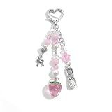 AGEN KGEN Novelty keychains Aesthetic Y2K Keychain Charms Stylish Keychains Accessories for Women Bag Purse Gifts (1x Pink Strawberry)