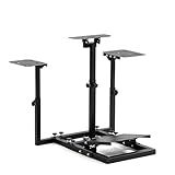 Minneer Racing Flight Simulator Stand Fit for Logitech/Thrustmaster/Honeycomb Alpha Bravo X56 X52 G29 G920 G923 T248 TX,Stable Gaming Steering Wheel Stand (Controller,Wheels & Pedals Not Included)