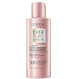 L'Oreal Paris Sulfate Free Bond Repair+ Pre Shampoo Concentrate, Hair Treatment with Bond + Amino Acid Complex for Colored, Bleached or Damaged Hair, EverPure, 5.1 Fl Oz (Packaging May Vary)