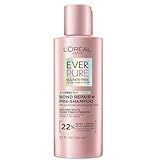 L'Oreal Paris Sulfate Free Bond Repair+ Pre Shampoo Concentrate, Hair Treatment with Bond + Amino Acid Complex for Colored, Bleached or Damaged Hair, EverPure, 5.1 Fl Oz (Packaging May Vary)