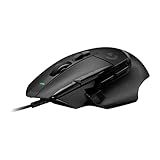 Logitech G502 X Wired Gaming Mouse - LIGHTFORCE hybrid optical-mechanical primary switches, HERO 25K gaming sensor, compatible with PC - macOS/Windows - Black