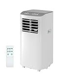GarveeTech 8000 BTU Portable Air Conditioner for Room up to 350 Sq.Ft, 3-in-1 Portable AC Unit with Dehumidifier & Fan for Large Room & Bedroom, Includes Window Vent Kit