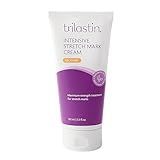 TriLASTIN Stretch Mark Cream – Collagen & Elastin Support Body Cream with Niacinamide, Vitamin C & Vitamin E – Hydrating Stretch Mark Lotion for Belly, Hips & Thighs – Unscented - 5.5 oz