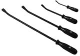 SUNEX TOOLS 9704 Pry Bar Set with Ergonomic Handles, 8" - 24", 4-Piece