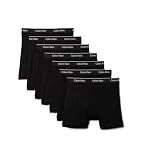 Calvin Klein Men's Cotton Classics 7-pack Boxer Brief, 7 Black, Large