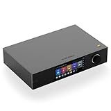 EVERSOLO DMP-A8 Music Streamer,DAP,DAC,Preamp,4GDDR4 +64GeMMC AK4191EQ+AK4499EX,ARC Input,IIS Output,UV Meters,spectrums,Parametric EQ,Pre AMP+10dB Analog gain,DSD512 PCM768kHz/32bit Black