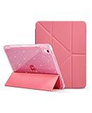 CoBak Case for iPad (A16) 11th Generation 11 Inch 2025, iPad 10th Generation 10.9 Inch 2022 - Protective Cover with Multi-Angle Includes Portrait Stand, Pencil Holder and Auto Wake/Sleep, Pink