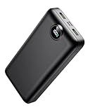 Portable Charger Power Bank 50000mAh 22.5W Fast Charging USB C Battery Bank External Battery Pack Digital Display Phone Charger with 3 Output & 2 Input for iPhone 17/16/15/14/13/12, Samsung etc Black