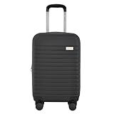 kensie 22" Graceful Hardside Carry-On Luggage, Black
