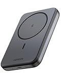 UGREEN Magnetic Power Bank, 10,000mAh Wireless Portable Charger, PD 20W Fast Charging Battery Pack with USB-C for Magsafe, iPhone 16/16 Pro/15/15 Plus/15 Pro/15 Pro Max, iPhone14/13/12 Series, Black