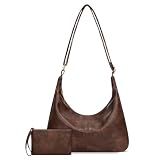 KKXIU Women's Slouchy Hobo Bag Shoulder Purse for Everyday Use
