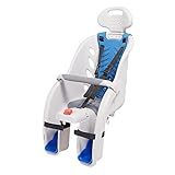 Schwinn Deluxe Child Bike Carrier, Seats one Kid Ages 1+, Frame Mount, 3-Point Safety Harness and Foot Wells, Quick Release Design, Comfortable Padding, Rear-Mounted Child Bike Seat for Toddler