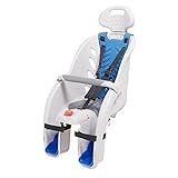 Schwinn Deluxe Child Bike Carrier, Seats one Kid Ages 1+, Frame Mount, 3-Point Safety Harness and Foot Wells, Quick Release Design, Comfortable Padding, Rear-Mounted Child Bike Seat for Toddler