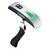 Digital Hanging Luggage Scale with Backlit for Travel, Portable Handheld Suitcase Weight Scale with Hook, 110 Pounds, Battery Included