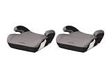 Cosco Kids Topside Booster Car Seat, Pack of 2, Lightweight Travel Chair, Easy-Clean Cover, Belt Guide, Fits 40-100 lbs, 43.4-57 in, Leo