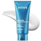 ISTON Collagen Night Wrapping Mask for Glass Skin - Elasticity& Hydration Boost,Reduces Dullness&Radiant Skin| Easy Peel-Off Collagen Face Mask Skin Care