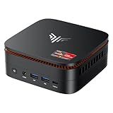 KAMRUI Hyper H1 Mini Gaming PC, AMD Ryzen 7 6800H, 32GB DDR5 4800MHz 1TB M.2 NVMe PCIe3.0x4 SSD Mini PC(8C/16T,up to 4.7GHz), 16MB L3 Smart Cache, Triple 4K Display/WiFi6/BT5.2/Mini Desktop Computers