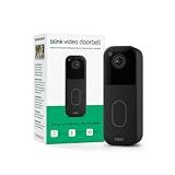 Blink Video Doorbell – Head-to-toe HD view, two-year battery life, and simple setup. Required Sync Module not included – Add-On (Black)