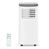 IDEALHOUSE Portable Air Conditioners, 8000 BTU Portable AC, AC Unit with Cooling, Dehumidifying & Fan, Quiet Operation and Easy Mobility, Remote Control, Enhanced Air Quality for Home & Office
