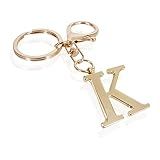Gold Initial Letter K Initial Keychain For Women,Bag Purse Backpack Charm