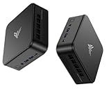 KAMRUI E3B Mini PC Ryzen, AMD Ryzen 7 5875U Mini Gaming PC(8C/16T, Up to 4.5GHz), 32GB DDR 512GB SSD Mini PC Gaming, Dual LAN Support 4K@60Hz Triple Display WiFi6/BT5.2/DP1.4/HDMI2.0/USB3.2/Home
