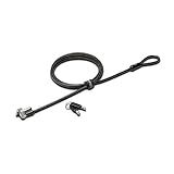 Kensington N17 Dell Laptop Lock - Keyed (K64440WW), Black and Silver, 1.1"x0.4"x0.4"