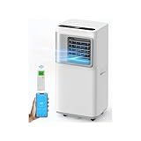 16000 BTU Portable Air Conditioners for Large Room up to 730 sq.ft 5-in-1 Smart AC Unit with WiFi APP/Remote Control, Fast Cooling, Dehumidifier, Quiet Sleep Mode, Window Kit Included