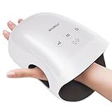 CINCOM Hand Massager - Cordless Hand Massager with Heat and Compression for Arthritis and Carpal Tunnel, Gifts for Women(White)