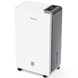 4500 Sq.Ft Energy Star Most Efficient 2025 Dehumidifier,AEOCKY Max 80 Pint/Day Smart Compressor Dehumidifier with Drain Hose, Intelligent Humidistat,for Basement,Bedroom,Home,Bathroom