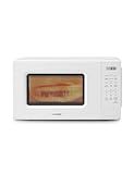 COMFEE CMO-C20M1WH Retro Microwave with 11 power levels, Fast Multi-stage Cooking, Turntable Reset Function Kitchen Timer, Speedy Cooking, Weight/Time Defrost, Memory function, Children Lock, 700W