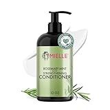 Mielle Organics Rosemary Mint Strengthening Hair Conditioner for Women & Men - Biotin Infused Detangling & Hydrating Conditioner to Increase Manageability & Support Longer, Healthier Strands, 12 oz