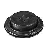 Motoforti Universal Automotive Headlight Dust Cover 80mm Headlight Dust Caps for Led, Rubber, Black