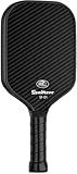 Carbon Fiber Pickleball Paddle, Carbon Fiber Surface (CFS) Pickle Ball Paddles with 16mm Honeycomb Core, Lightweight, Shock-Absorbing Paddle with Anti-Slip Grip, Ideal for Novice & Pro Players