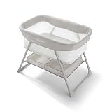 Graco® DreamMore Bedside, Newborn, Travel, Portable Bassinet for Newborn Babies to 6 Months, Willow