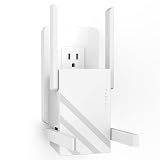 2026 1.2Gbps WiFi Extender Signal Booster, Up to 12880 Sq. Ft, Dual Band(5GHz/2.4GHz), Easy Setup WiFi Range Extender for Home with Ethernet Port, Stable Speed Repeater with 100+ Devices (White)