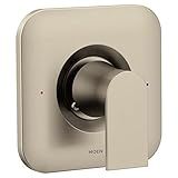 Moen Genta LX Brushed Nickel 1-Handle Posi-Temp Pressure Balancing Modern Valve Trim Kit, Valve Required, T2471BN