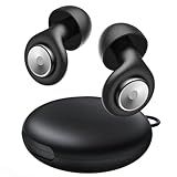 Ear Plugs for Sleeping Noise Cancelling 45dB, Reusable Silicone Earplugs with 8 Eartips and Travel Case, Soft Comfort Hearing Protection for Concerts, Snoring, Travel, Study (Black)