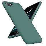 OTOFLY Compatible with iPhone SE Case,iPhone 8 Case,Ultra Slim Fit Phone Cases Liquid Silicone Cover with Full Body Soft Bumper Protection Anti-Scratch Shockproof Case 4.7" (Stone)