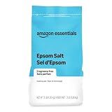 Amazon Essentials Epsom Salt Soak, Magnesium Sulfate USP, 3 Pound, 1-Pack (Previously Amazon Basics)