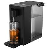 Narcissus D30 Instant Hot Water Dispenser Countertop for Rapid Heating & Dispense, Adjustable 5 Temp & 4 Water Volume Dispense, Removable 100 Ounce Capacity Water Tank with Carrying Handle, BPA Free