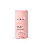 Method Deodorant Stick, Pure Peace - 24-Hour Odor Protection, Aluminum & Baking Soda Free, Notes of Peonies, Rose Water & Jasmine, 2.65 oz