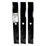 MaxPower 561145B 3 Blade Set for 52 in. Cut Hustler Mowers, Replaces OEM #'s 795526, 603995, 783753, 787721, 30227-52X