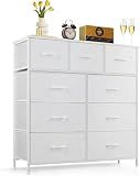 9-Drawer Dresser for Bedroom, Anti-Tip Tall Storage Organizer