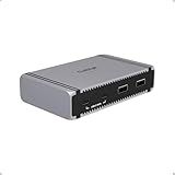 CalDigit E5 - Thunderbolt 5 Element 5 Hub - 9-Port, 4xThunderbolt 5/USB4 v2 Ports, 3xUSB-A & 2xUSB-C 10Gb/s Ports, Single 8K, Dual 6K/8K, or Dual 4K@240Hz Displays, 90W Charging, 0.8m Cable 180W PSU