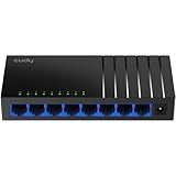 Cudy GS108D 8 Port Gigabit Ethernet Network Switch,Ethernet Splitter - Desktop, Fanless, Traffic Optimization, Plug and Play