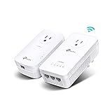 TP-Link Powerline WiFi Extender TL-WPA8631P KIT- Includes AV1300 Powerline Network Adapter and AC1200 Dual Band Extender, 2x2 MIMO, 3 Gigabit Ports, Passthrough, Plug & Play, Free Expert Support