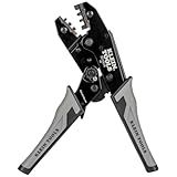 Klein Tools 3010CR MC4 Solar Ratcheting Crimper for 10-14 AWG Stranded Copper Wire PV Connectors