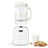 50.73oz Nut Milk Maker Machine: 12 in 1 Automatic Soy Milk Maker with Detachable Design, Homemade Juice,Almond,Oat Milks for Plant Based Milks, 24H Delay Start/Keep Warm/Auto-Clean/Safety Lock